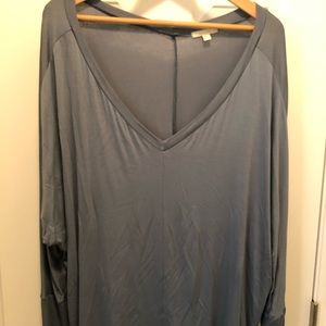 Pleione (Nordstrom) Dolman Sleeve Gray Dolman Sleeve Top